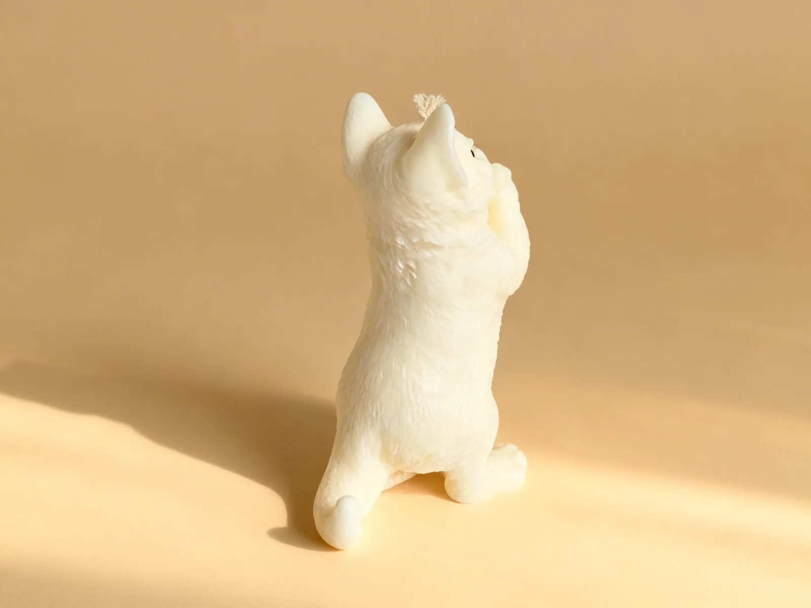 Katzenkerze aus Rapswachs – süße Deko Kerze | handgemacht & vegan | Geschenk für Katzenliebhaber – Bild 7