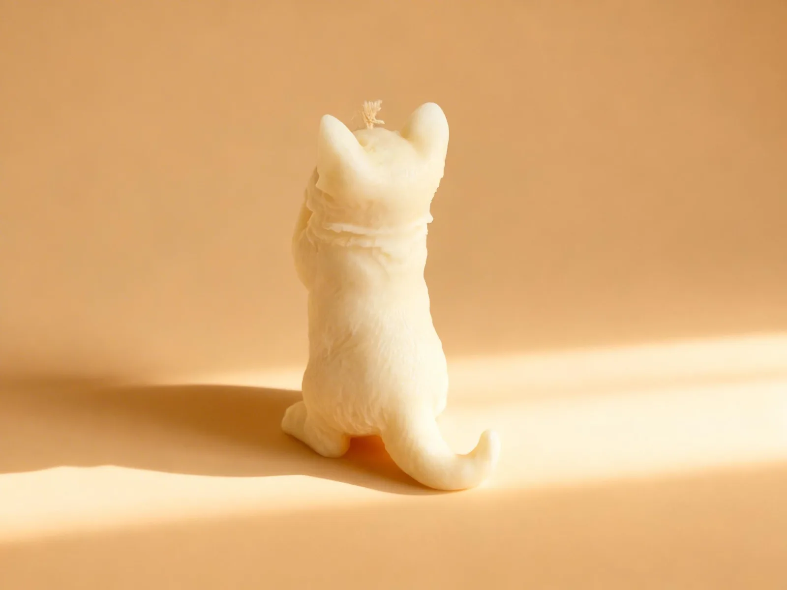 Katzenkerze aus Rapswachs – süße Deko Kerze | handgemacht & vegan | Geschenk für Katzenliebhaber – Bild 6