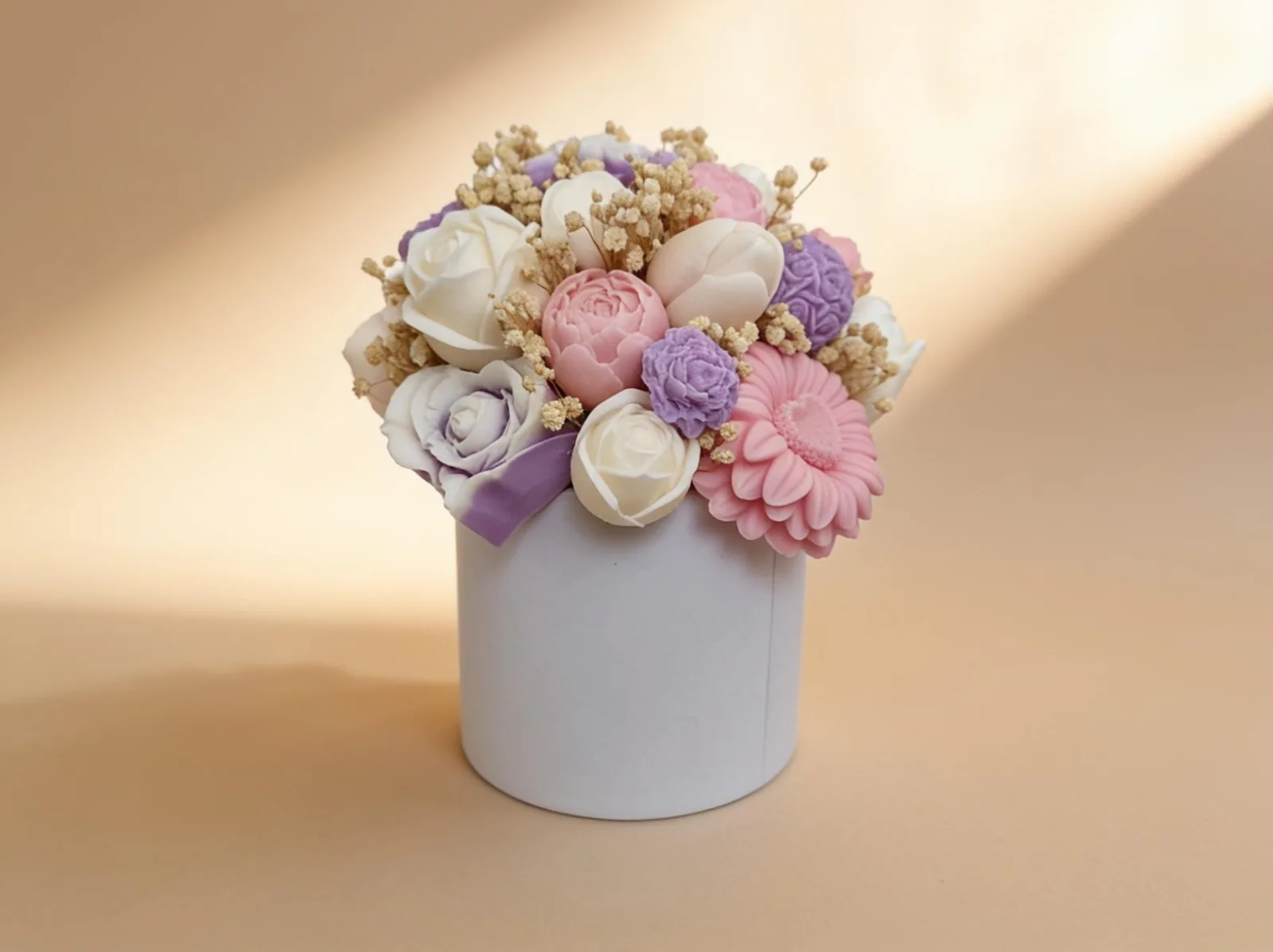 Wachsblumenstrauß – handgemachte Blumendeko & Geschenkidee | Aurora Bloom – Bild 5