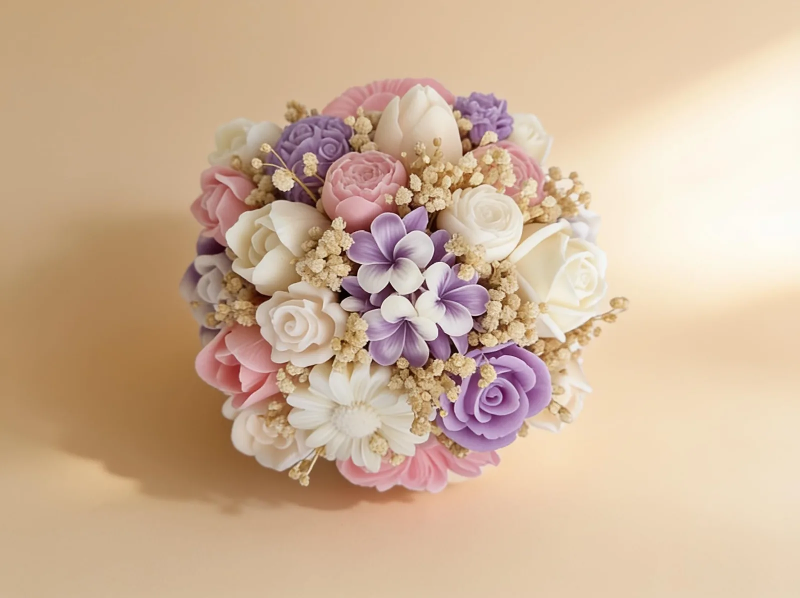 Wachsblumenstrauß – handgemachte Blumendeko & Geschenkidee | Aurora Bloom – Bild 2