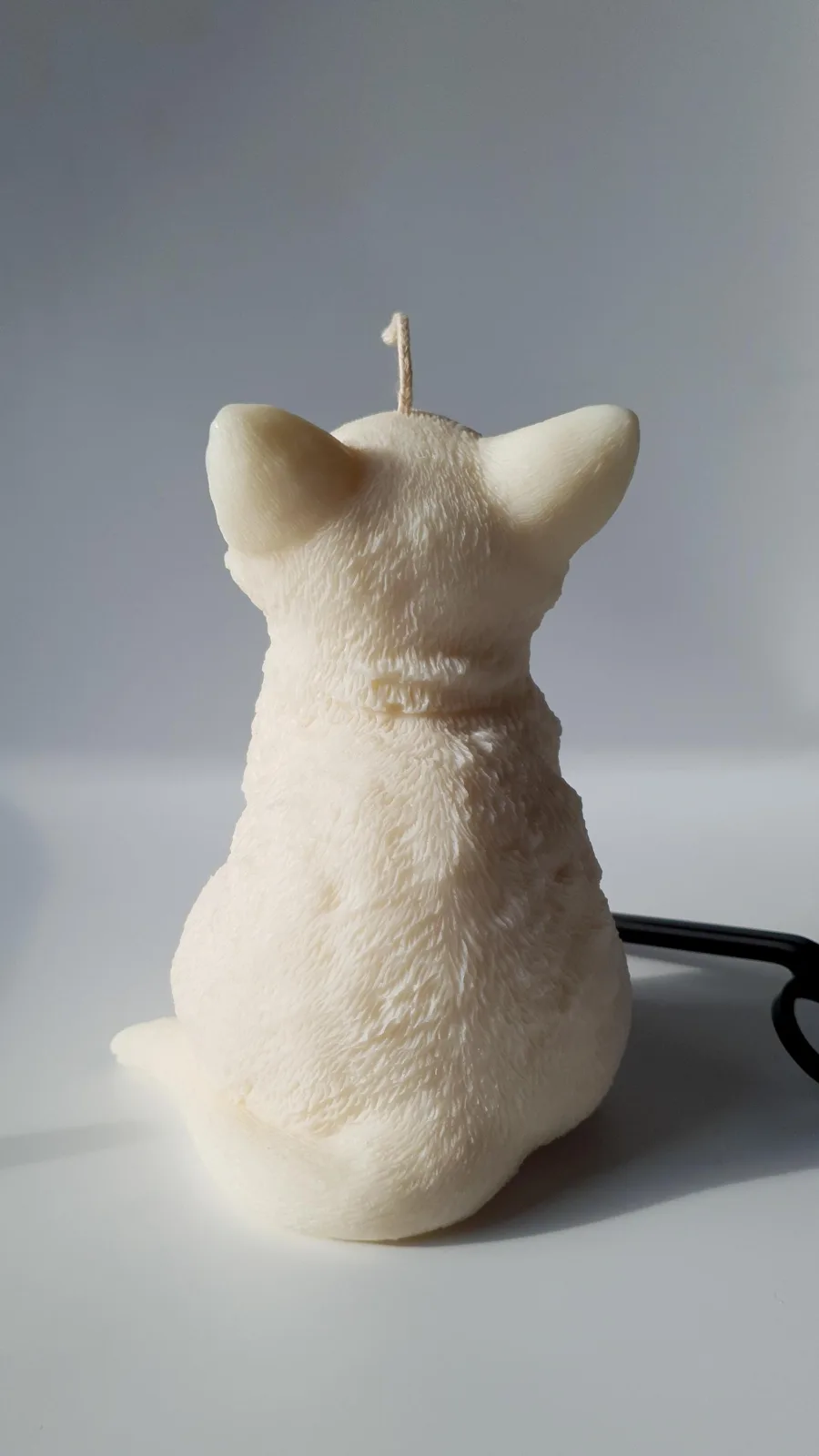 Katzenkerze aus Rapswachs – große Deko Kerze | handgemacht & vegan | Geschenk für Katzenliebhaber – Bild 9