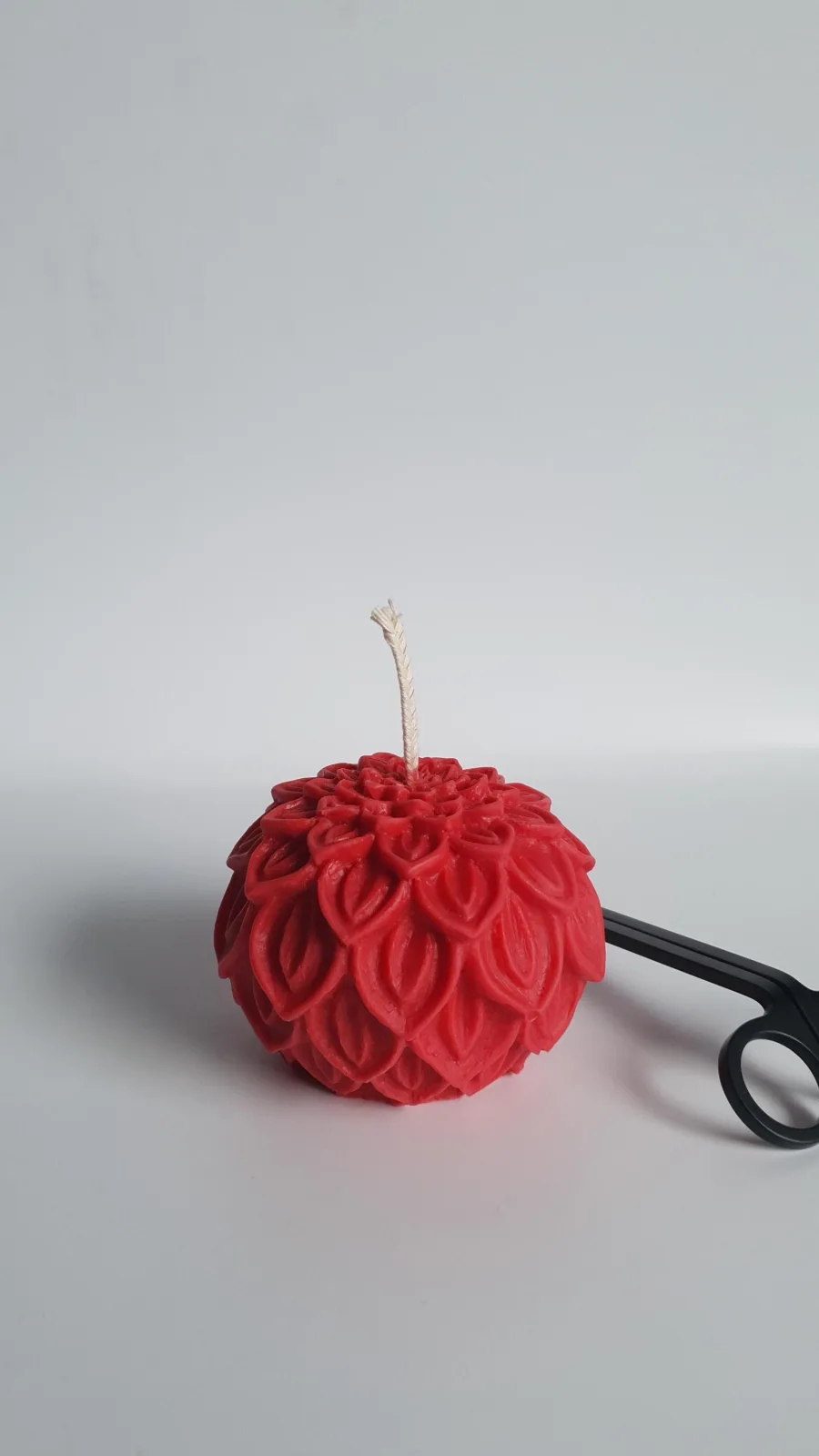 Lotusblumen Rapswachskerze – florale Deko Kerze | handgemacht & vegan | Geschenk für Frauen – Bild 5