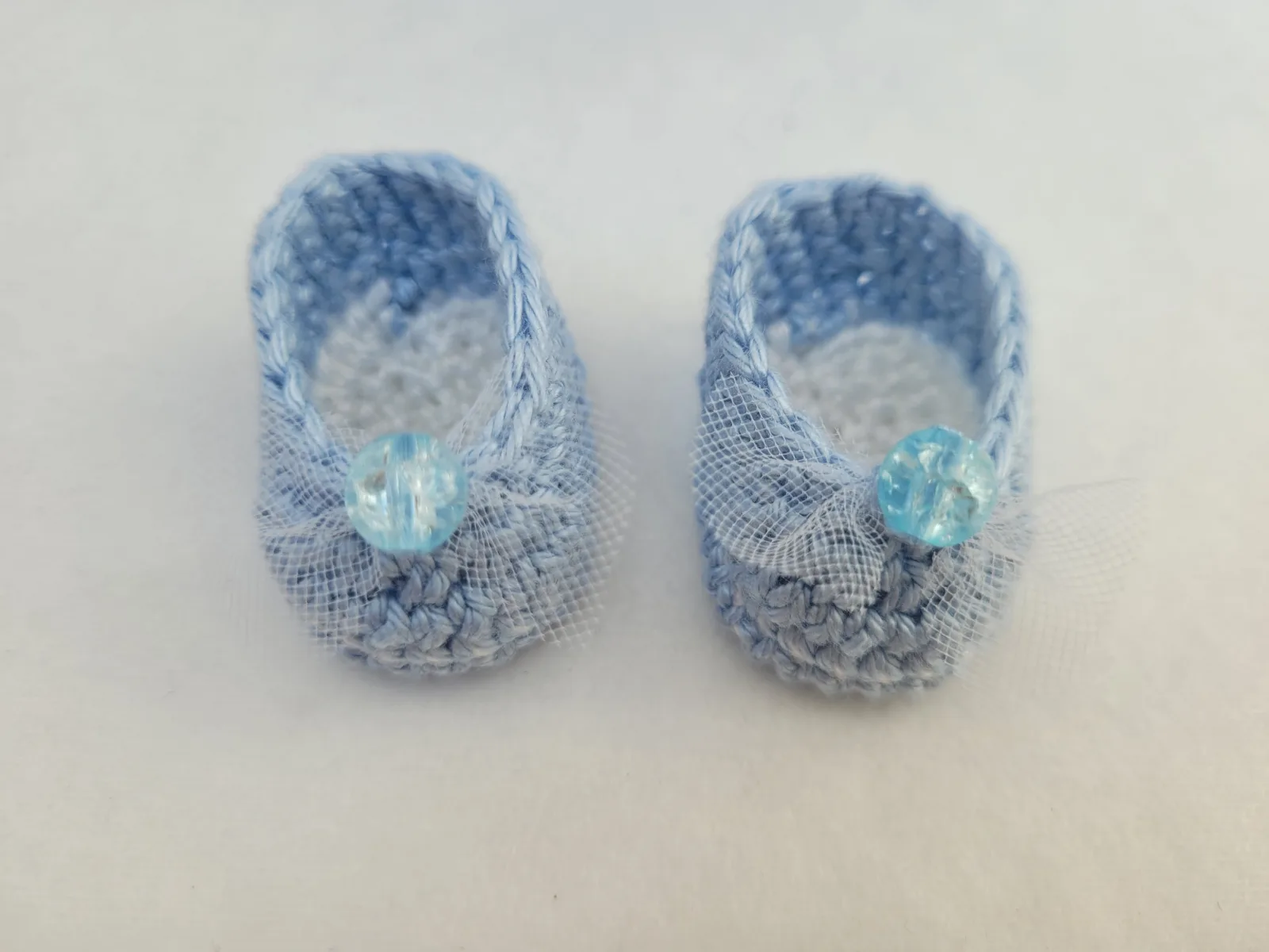 Gehäkelte blaue Prinzessin Puppe Amigurumi – handgefertigte Märchenpuppe 31 cm zauberhafte Geschenkidee für Mädchen Dekozimmer – Bild 14
