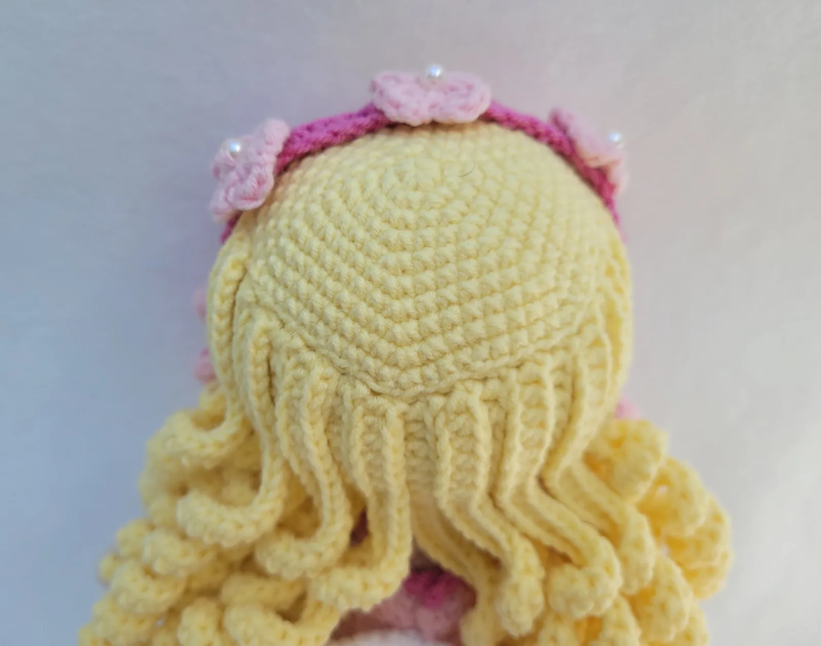 Pixi – Gehäkelte Amigurumi Fee mit Flügeln 25 cm Handmade handgemachte Unikat Geschenk Mädchen Deko Kinderzimmer Gift – Bild 7