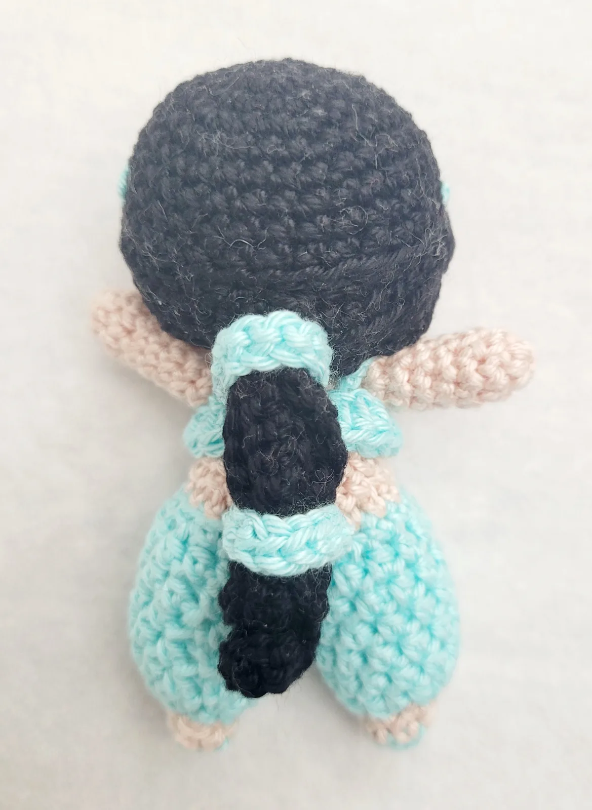 Gehäkelte Amigurumi Mini-Prinzessin | Handgemachte Märchenfigur | 9–12 cm | Geschenk & Deko Kinderzimmer für Mädchen – Bild 12