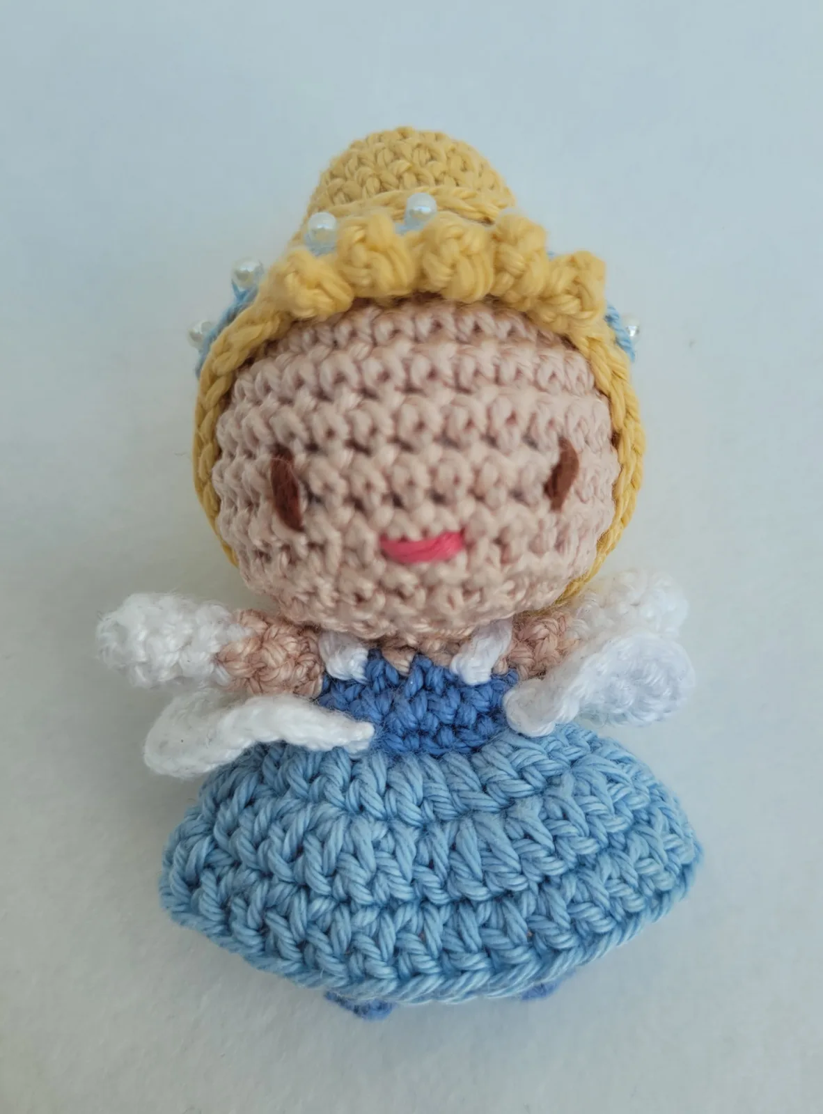 Gehäkelte Amigurumi Mini-Prinzessin | Handgemachte Märchenfigur | 9–12 cm | Geschenk & Deko Kinderzimmer für Mädchen – Bild 14