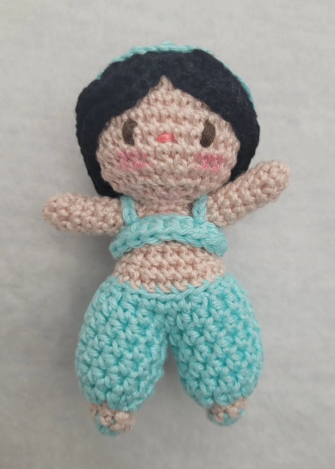 Gehäkelte Amigurumi Mini-Prinzessin | Handgemachte Märchenfigur | 9–12 cm | Geschenk & Deko Kinderzimmer für Mädchen – Bild 11