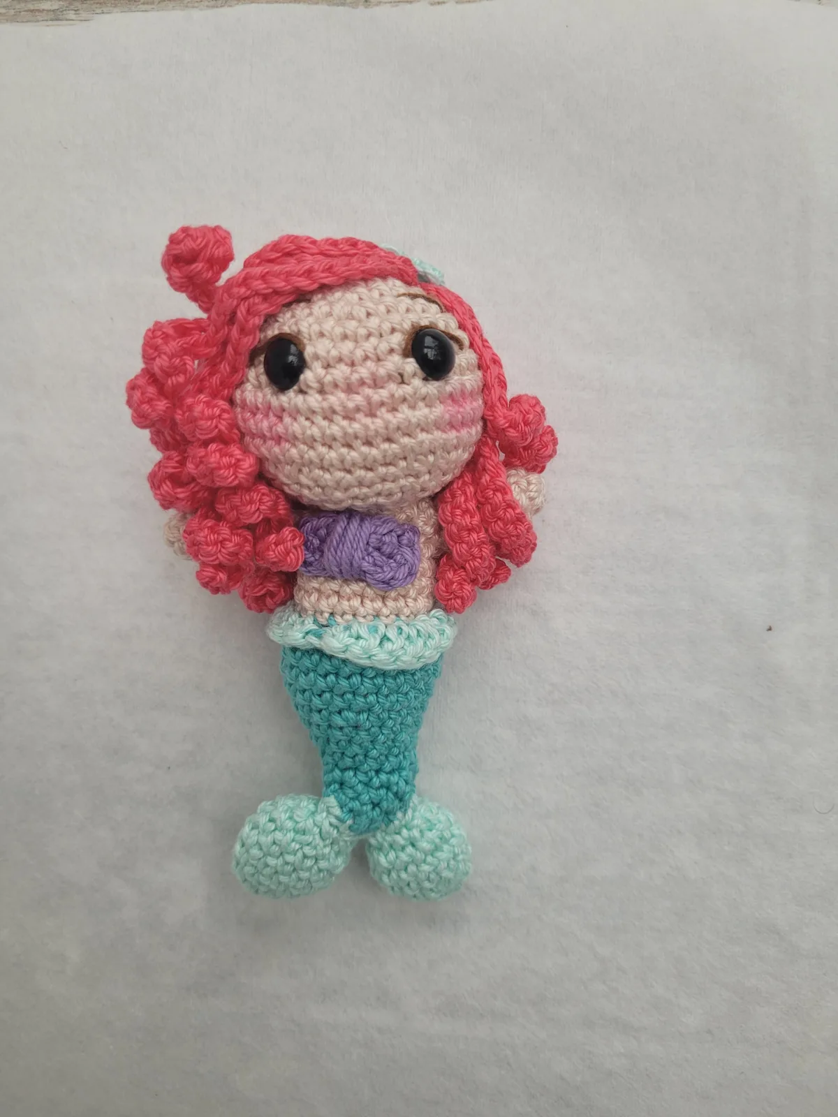 Gehäkelte Amigurumi Mini-Prinzessin | Handgemachte Märchenfigur | 9–12 cm | Geschenk & Deko Kinderzimmer für Mädchen – Bild 5