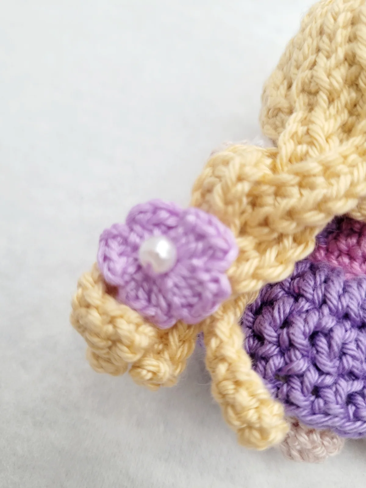 Gehäkelte Amigurumi Mini-Prinzessin | Handgemachte Märchenfigur | 9–12 cm | Geschenk & Deko Kinderzimmer für Mädchen – Bild 10