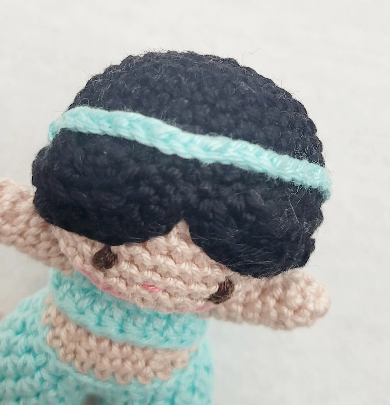 Gehäkelte Amigurumi Mini-Prinzessin | Handgemachte Märchenfigur | 9–12 cm | Geschenk & Deko Kinderzimmer für Mädchen – Bild 13