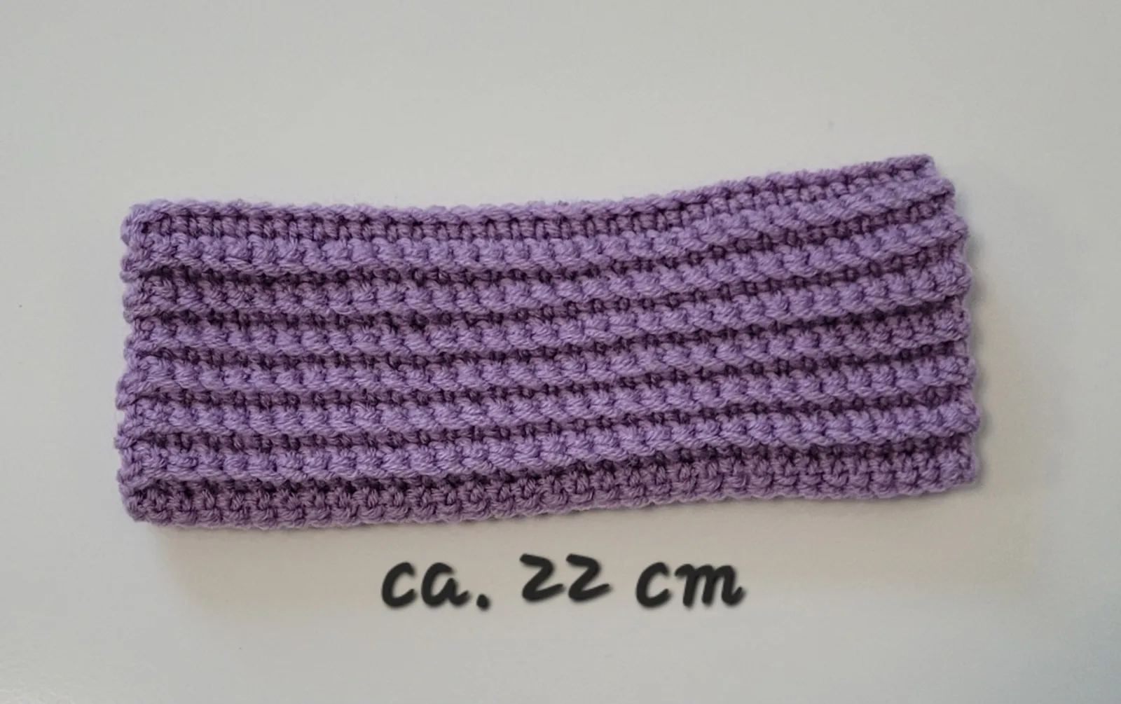 4-teiliges Winter Set für Damen aus Mischwolle Lila Mütze Halswärmer Stirnband Handstulpen Handgehäkelt – Bild 19