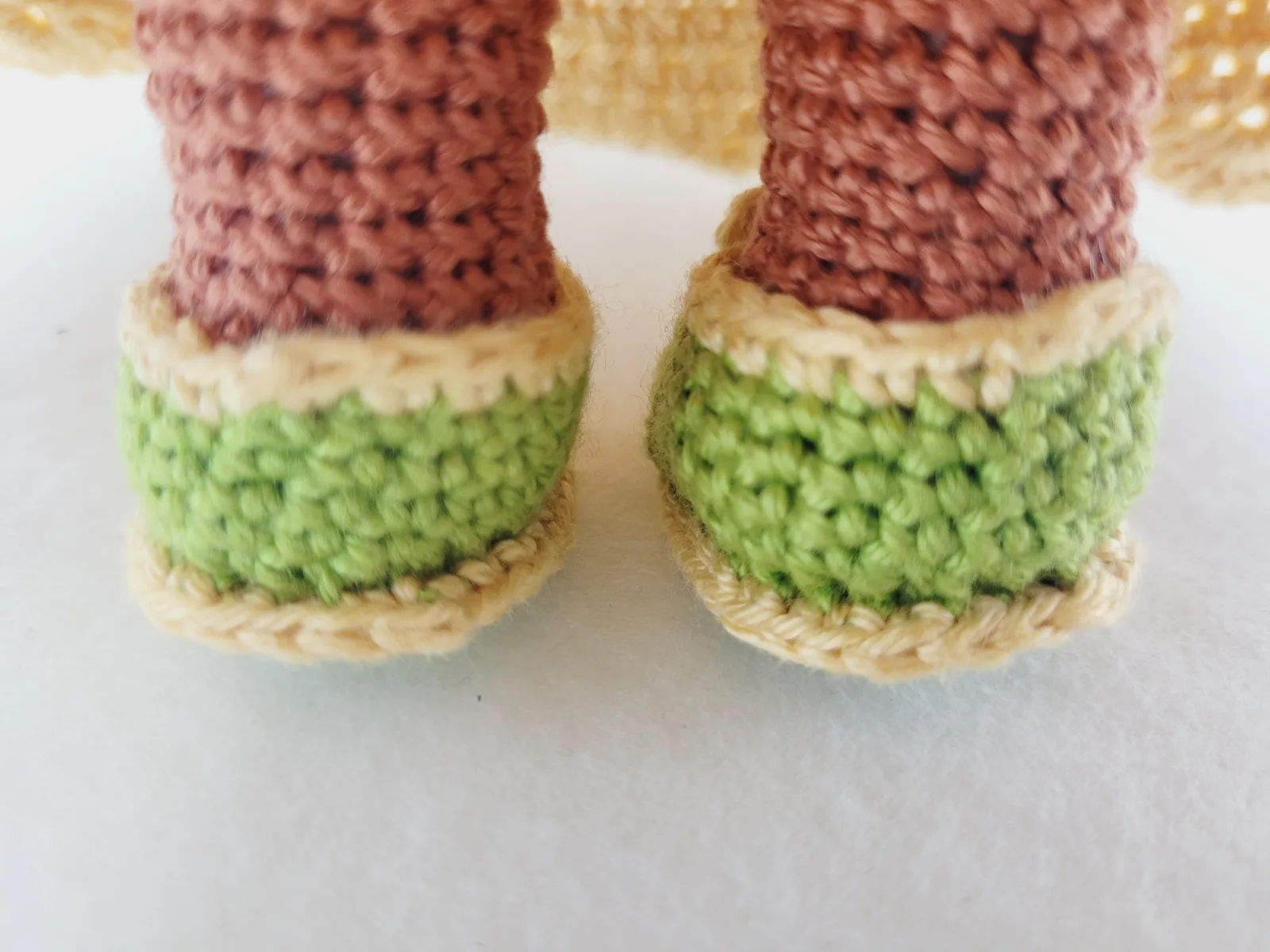 Gehäkelte Prinzessin Puppe Amigurumi – handgefertigte Märchenpuppe 31-32 cm grüne Prinzessin Geschenkidee für Mädchen – Bild 12