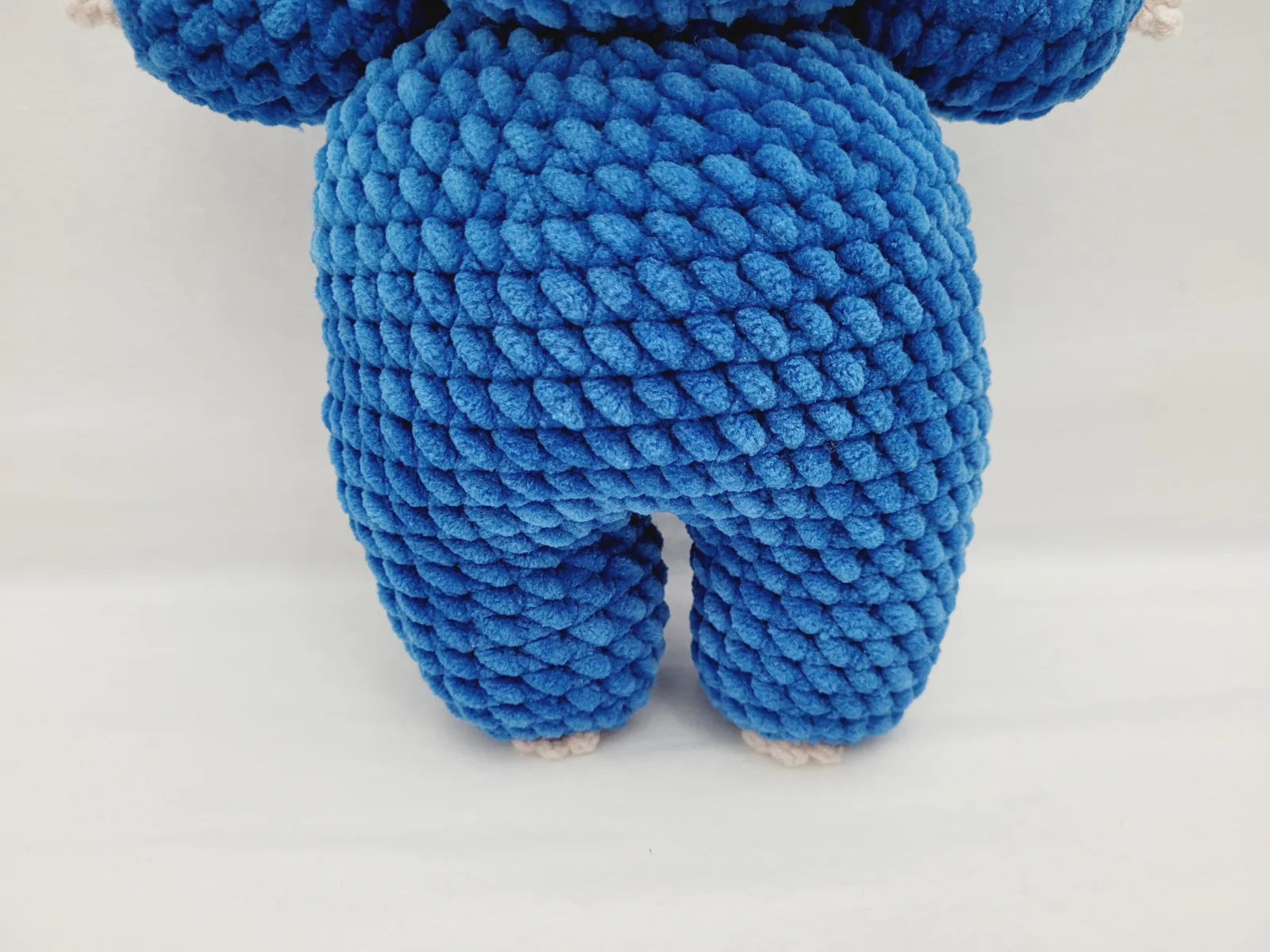 Handgemachtes Kuschelmonster Amigurumi – weiches Monster aus Chenille-Garn | Geschenk für Kinder & Sammler – Bild 3