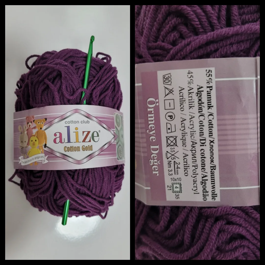 XXL Handgehäkeltes Damen Stirnband für Übergang 56–59 cm für voluminöses & lockiges Haar in Lila aus Mischbaumwolle – Bild 11