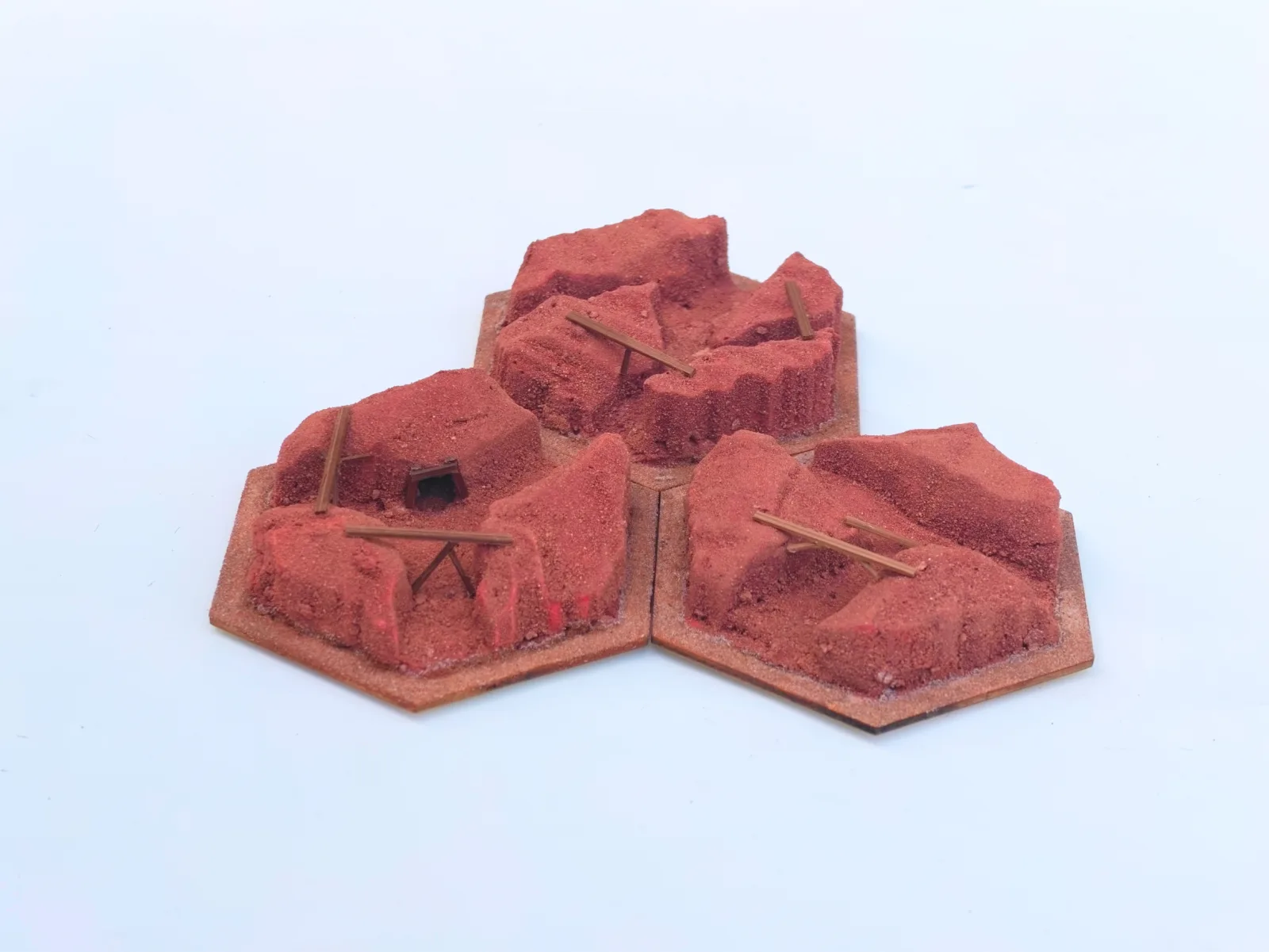 CATAN kompatibles 3D Spielbrett – ultra realistische, handgemachte Modellbau-Landschaft – Bild 13