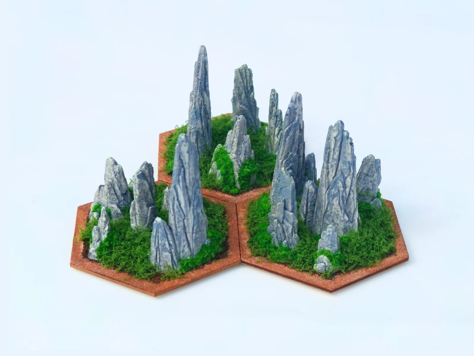 CATAN kompatibles 3D Spielbrett – ultra realistische, handgemachte Modellbau-Landschaft – Bild 11