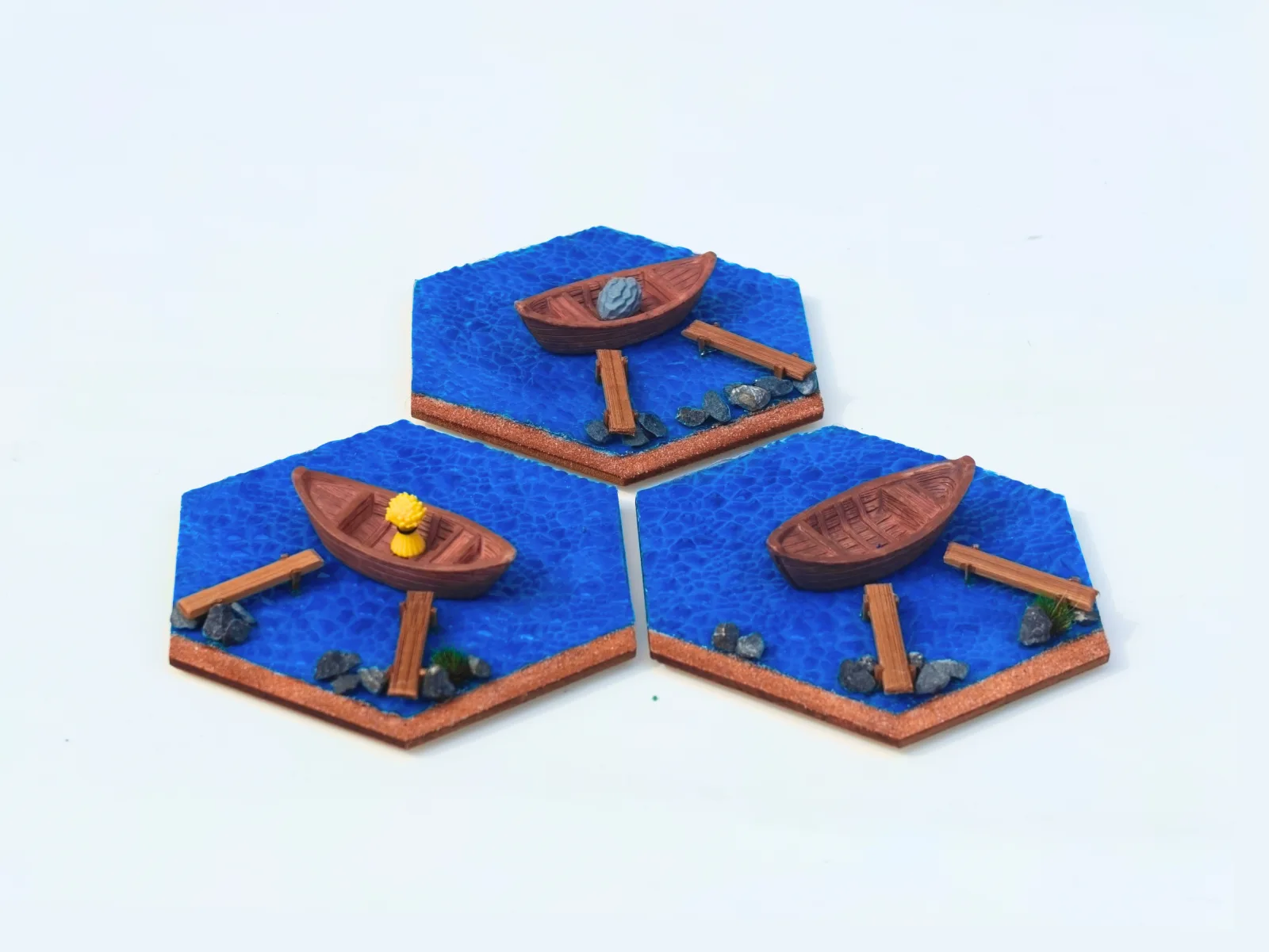CATAN kompatibles 3D Spielbrett – ultra realistische, handgemachte Modellbau-Landschaft – Bild 12