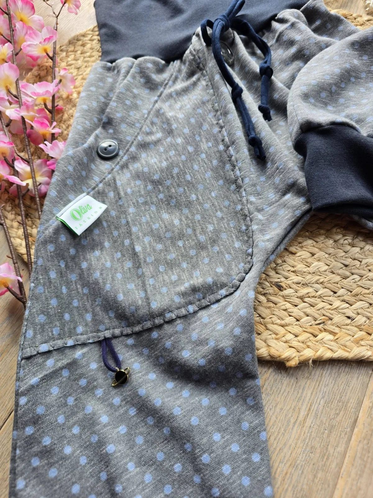 Kinder Pumphose mit Beanie, Organic Jersey Gr.110/116– Unisex – Bild 2