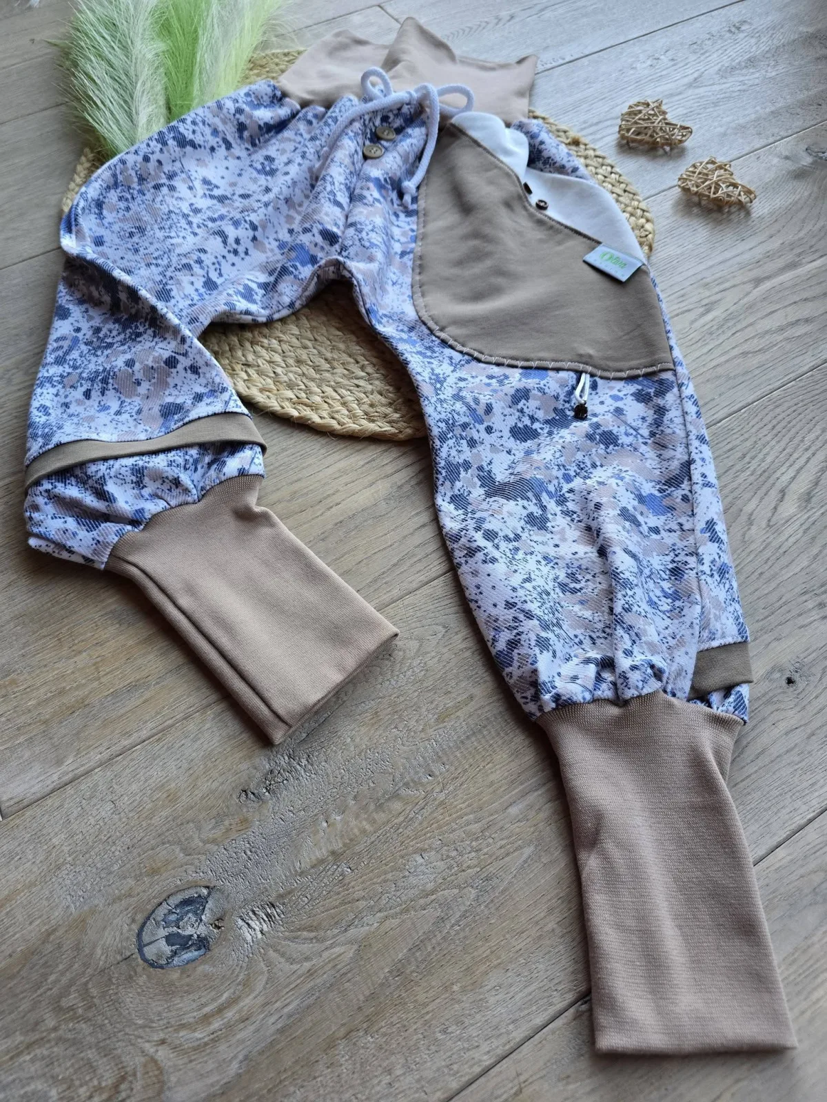 Jeans Pumphose Unikat Gr.110/116 – Handgemachte Denim – Bild 5