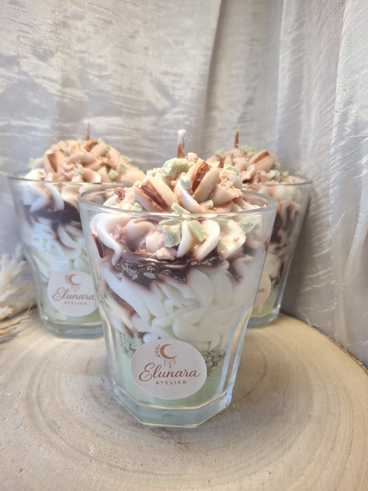 Pistazie Kardamom Dessertkerze