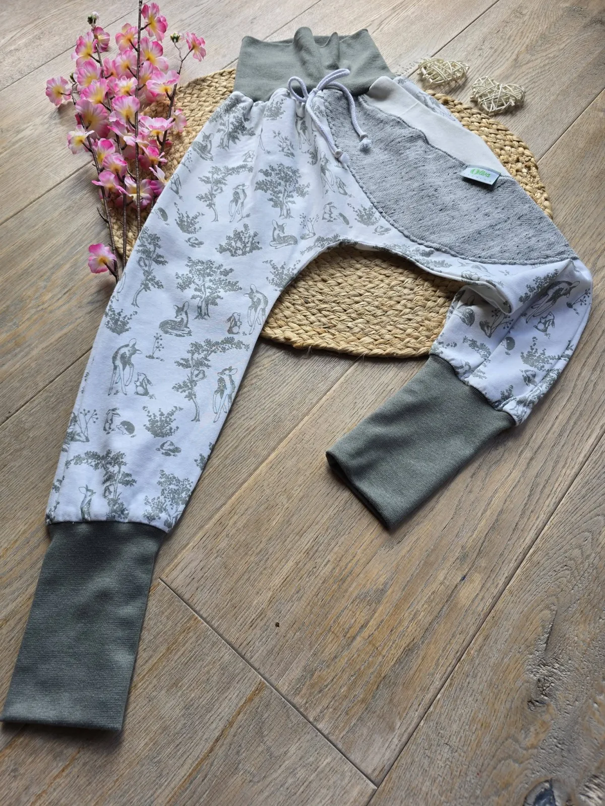 Sommer Pumphose Gr.110/116 Reh & Hase Naturlook Pants Organic – Bild 5