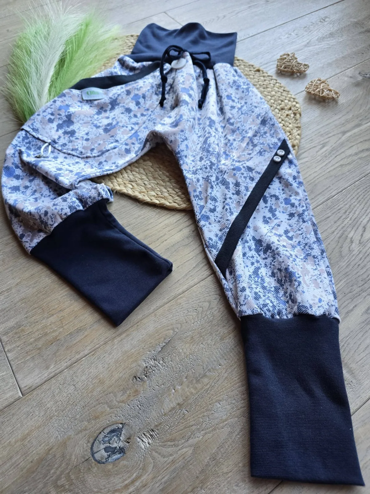 Jeans Pumphose Gr.110/116 – Kinderhose Denim Blau Unisex – Bild 5
