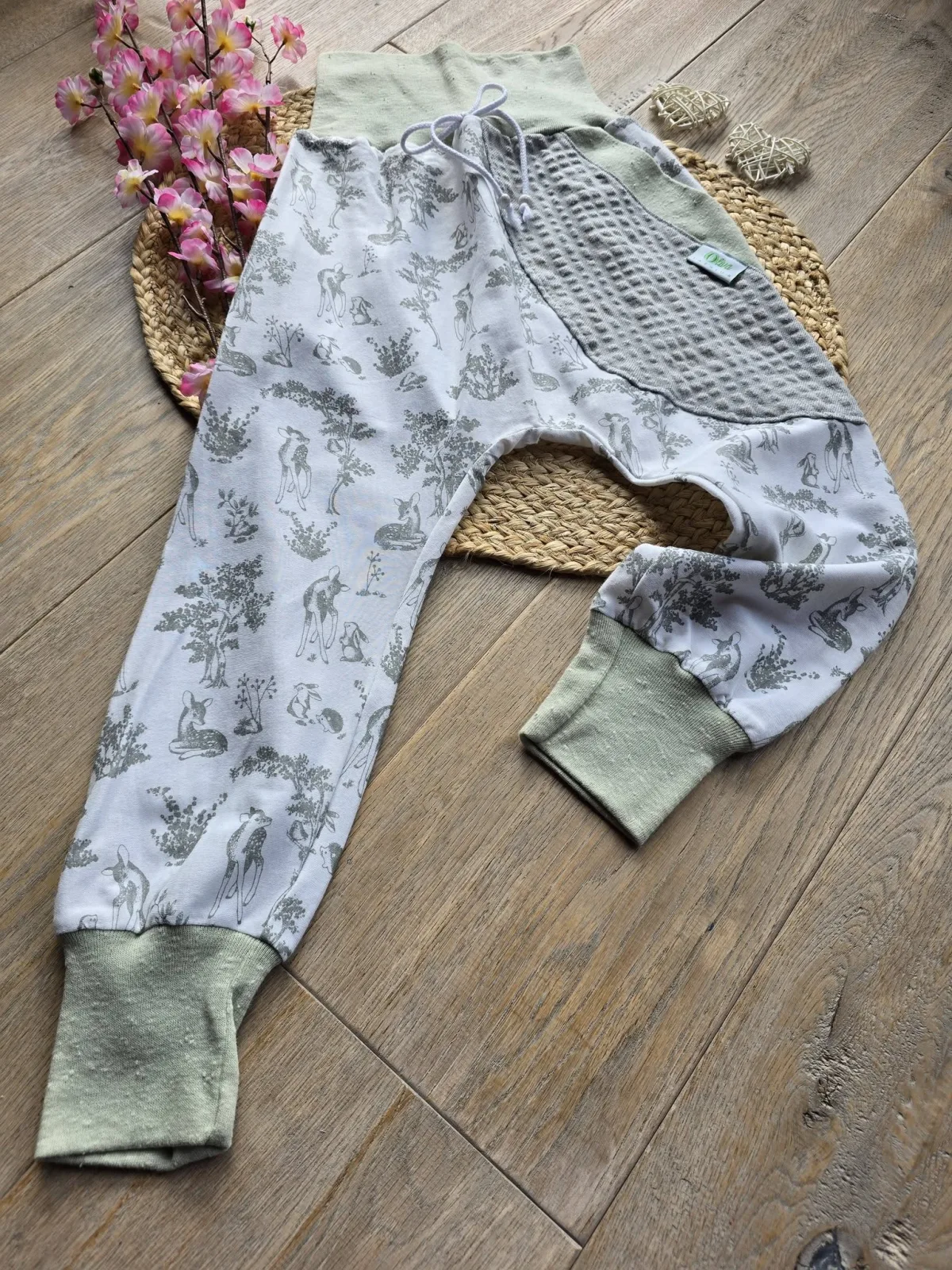 Pumphose Gr.110/116 Reh Hase Naturlook Pants Organic – Bild 5