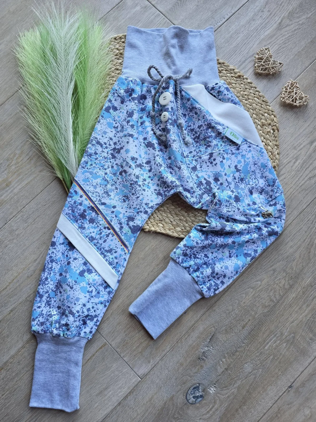 Jeans Pumphose Gr.110/116 – Kinderhose Denim Blau Unisex