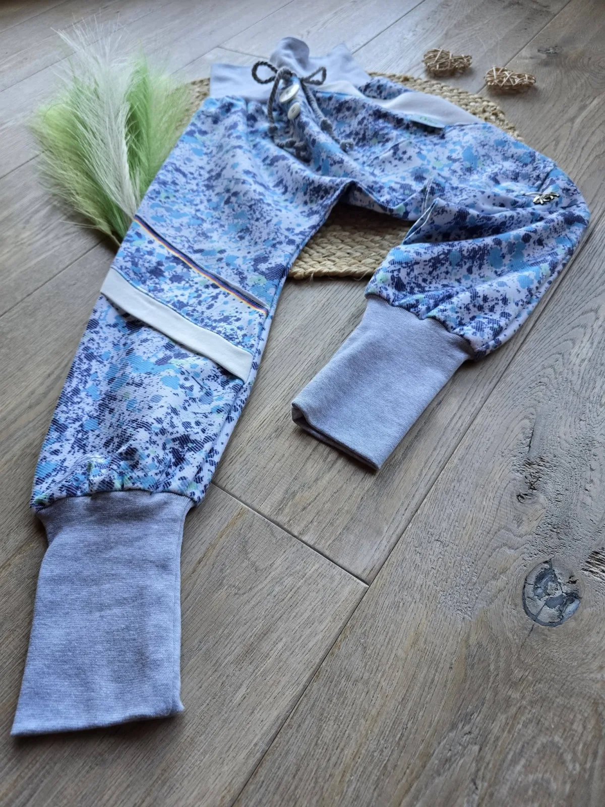 Jeans Pumphose Gr.110/116 – Kinderhose Denim Blau Unisex – Bild 4