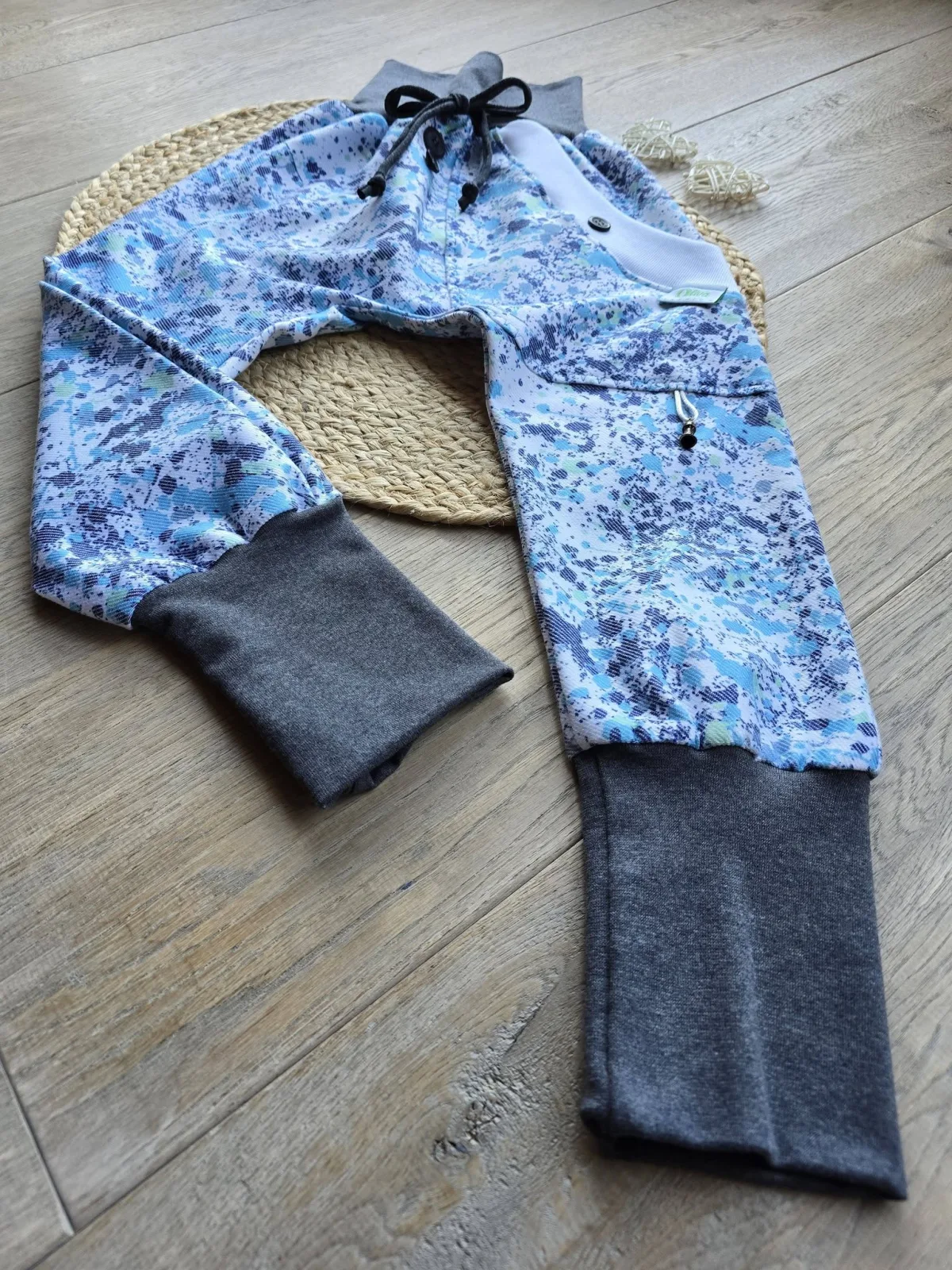 Jeans Pumphose Kinder Gr.116/122 Kinderhose Denim Blau Unisex – Bild 5