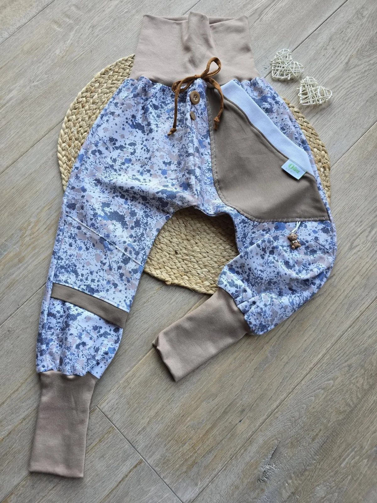 Jeans Pumphose Gr.116/122 – Handgemachte Kinderhose Denim