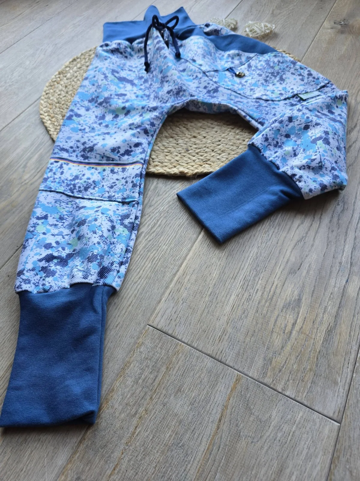 Jeans Pumphose Kinder Gr.116/122 – Kinderhose Denim Blau – Bild 4