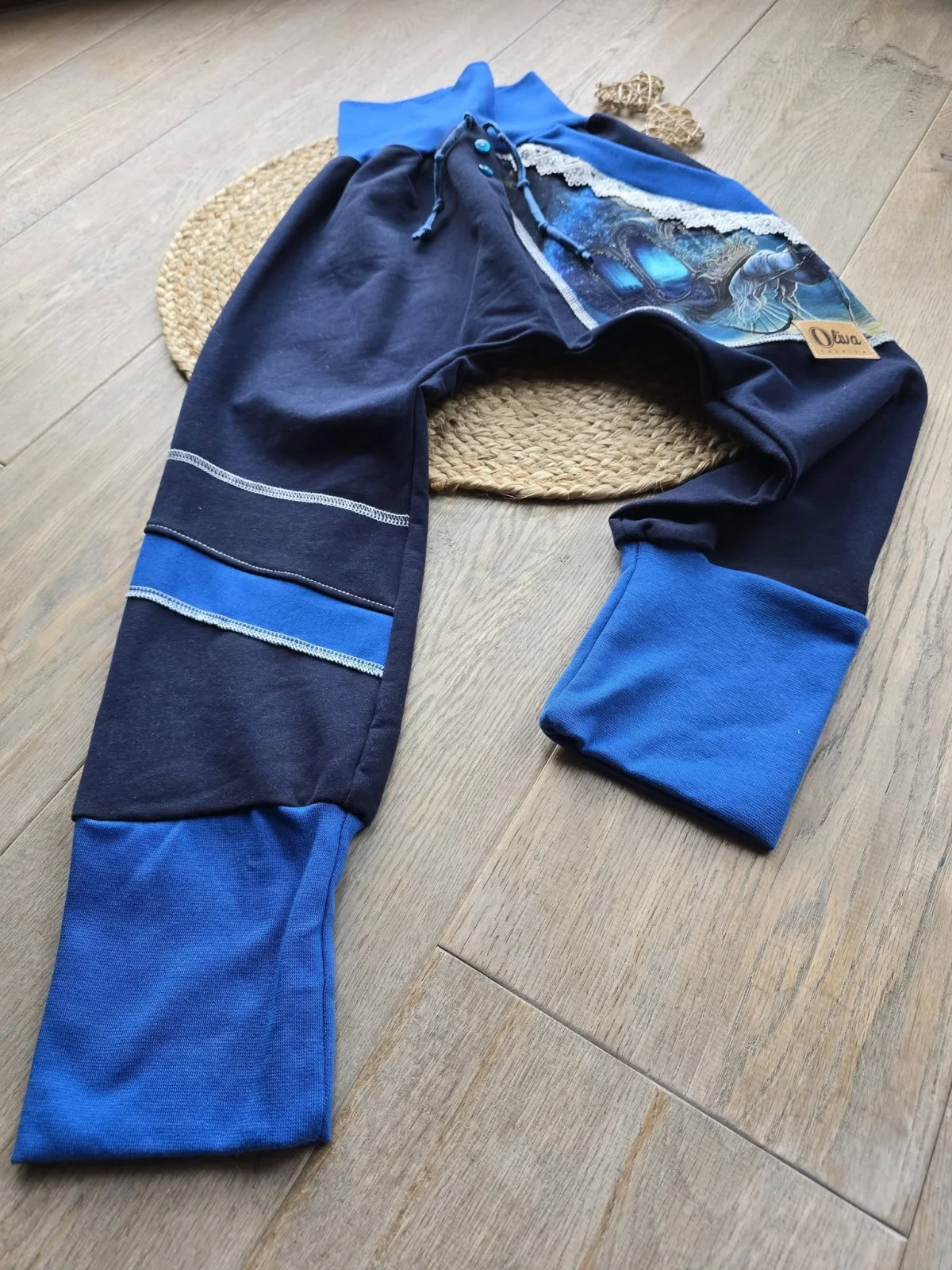 Organic Sweat Pumphose Mädchen Gr.122/128 Mitwachshose – Bild 5