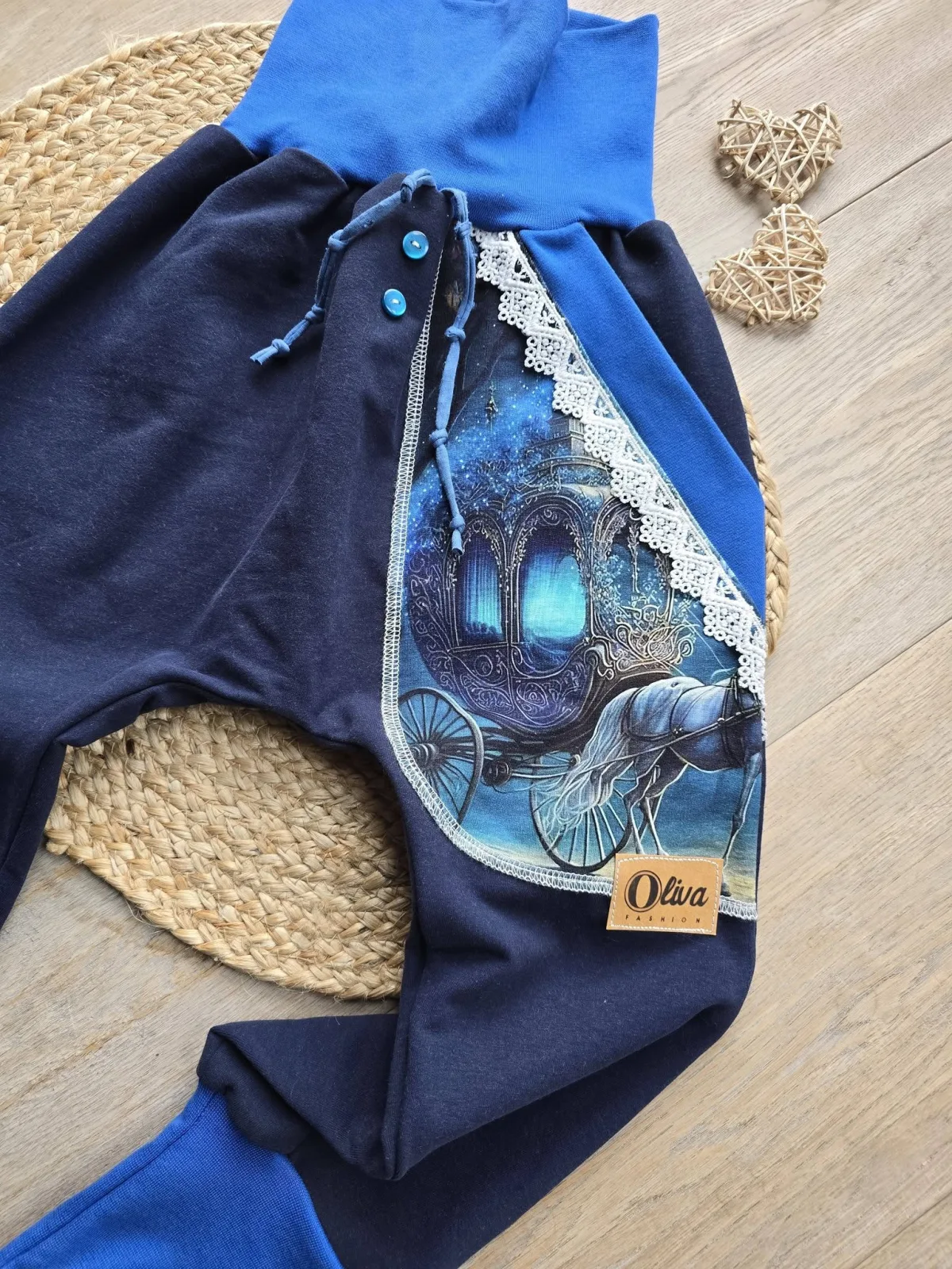 Organic Sweat Pumphose Mädchen Gr.122/128 Mitwachshose – Bild 2