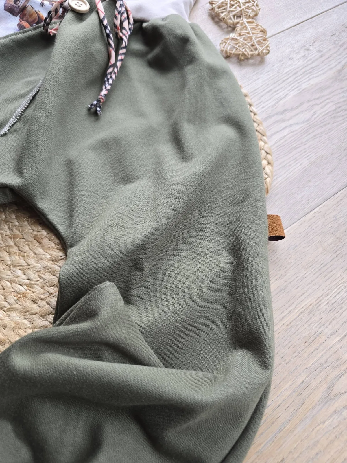 Jungen Pumphose Jogger Organic Sweat Gr.122/128 –  Robot – Bild 3