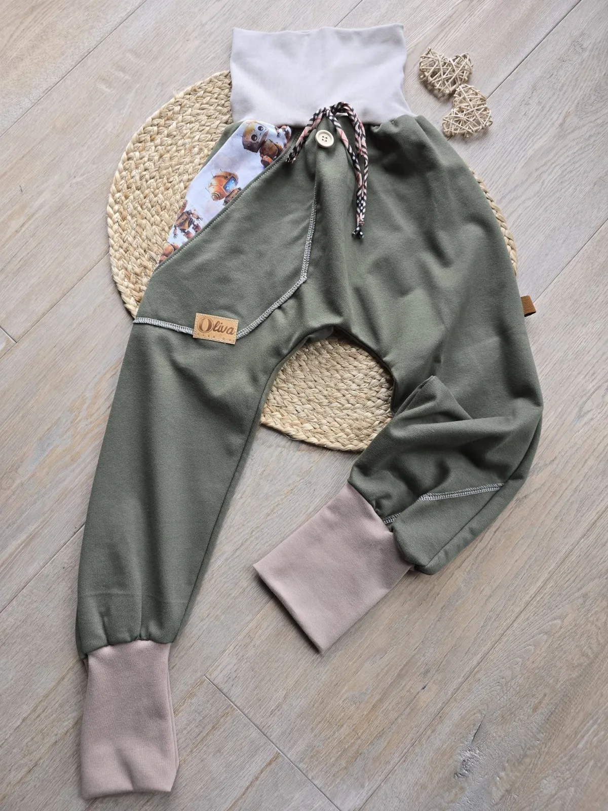 Jungen Pumphose Jogger Organic Sweat Gr.122/128 –  Robot