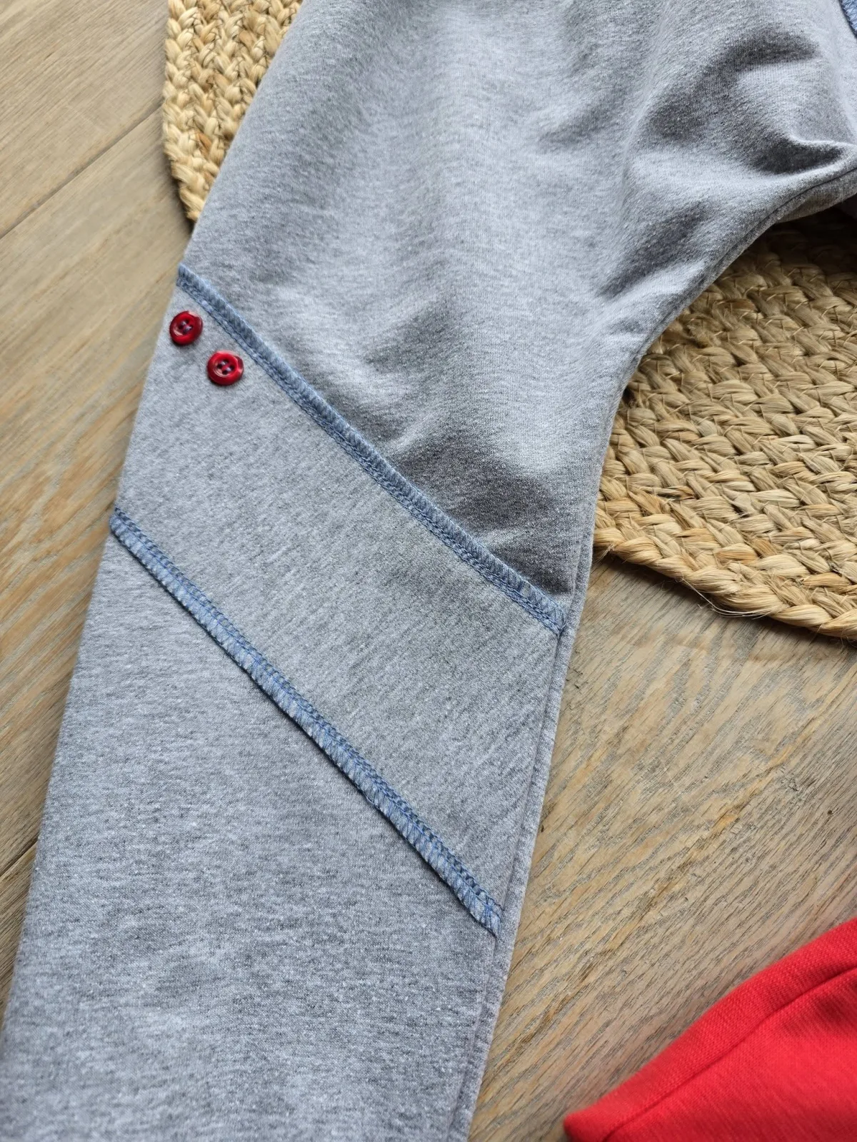 Jungen Pumphose Jogger Organic Sweat Gr.122/128 Kran – Bild 4