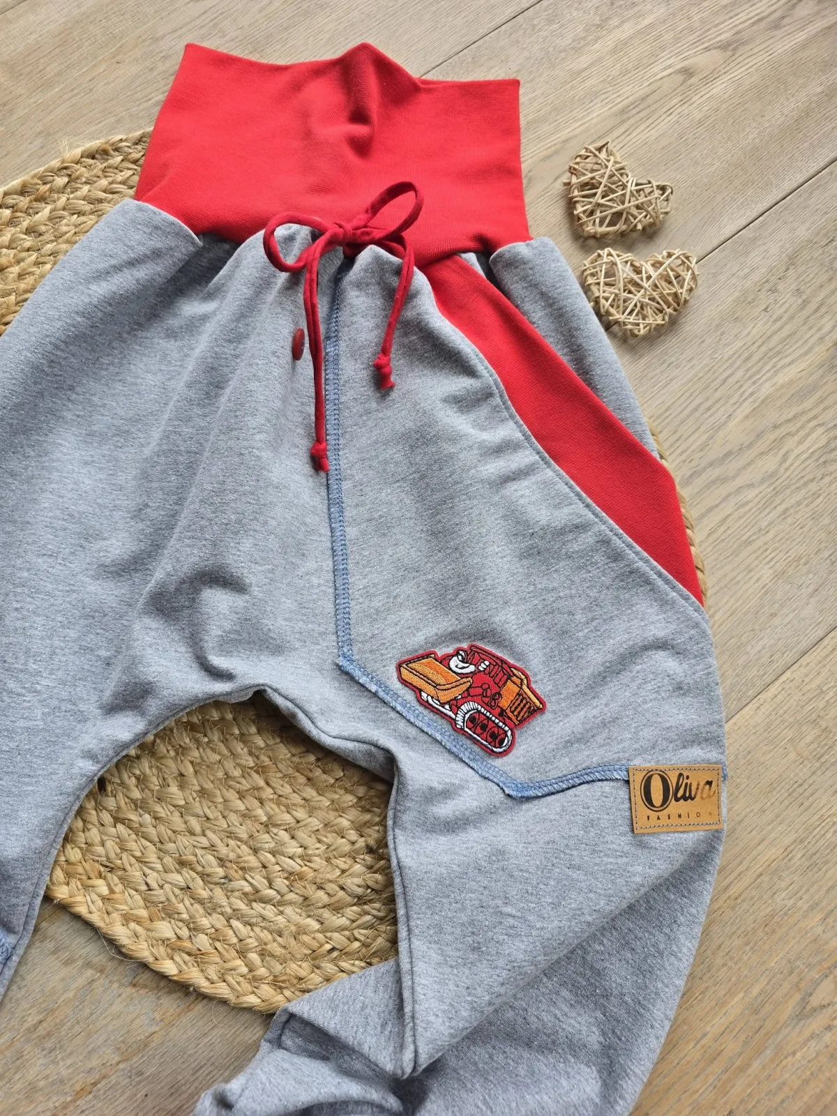 Jungen Pumphose Jogger Organic Sweat Gr.122/128 Kran – Bild 2