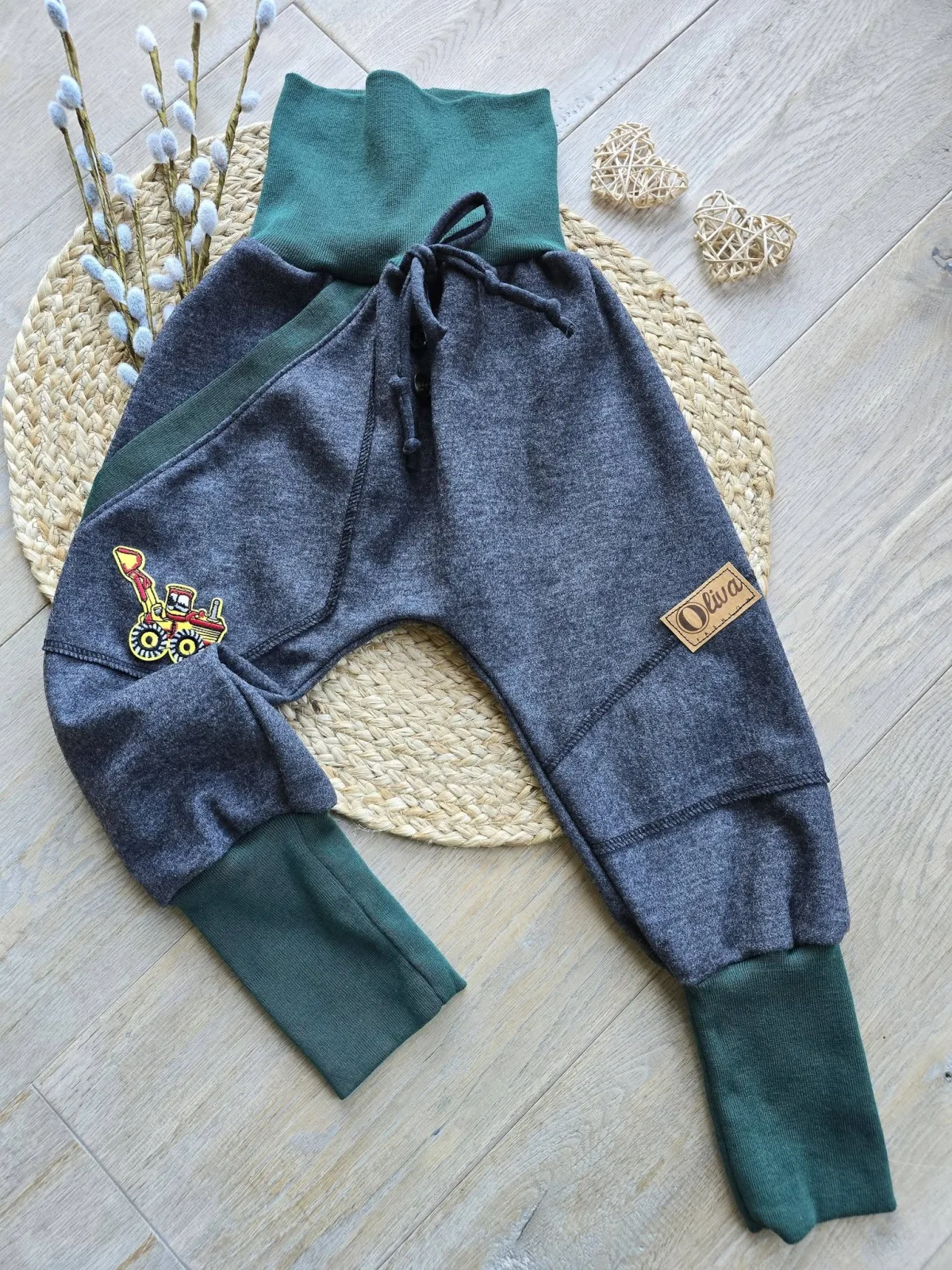 Pumphose Bagger Gr.98/104 – Organic Frühling Herbst Stoffhose