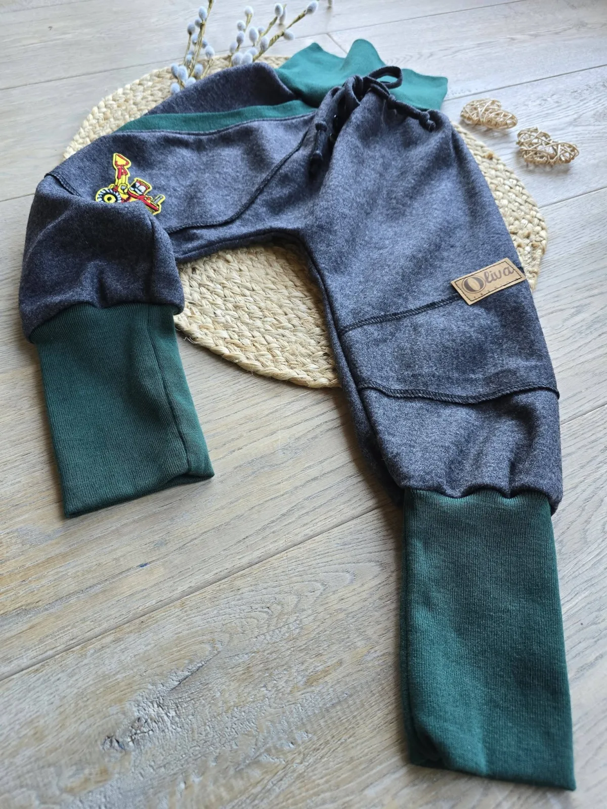 Pumphose Bagger Gr.98/104 – Organic Frühling Herbst Stoffhose – Bild 7