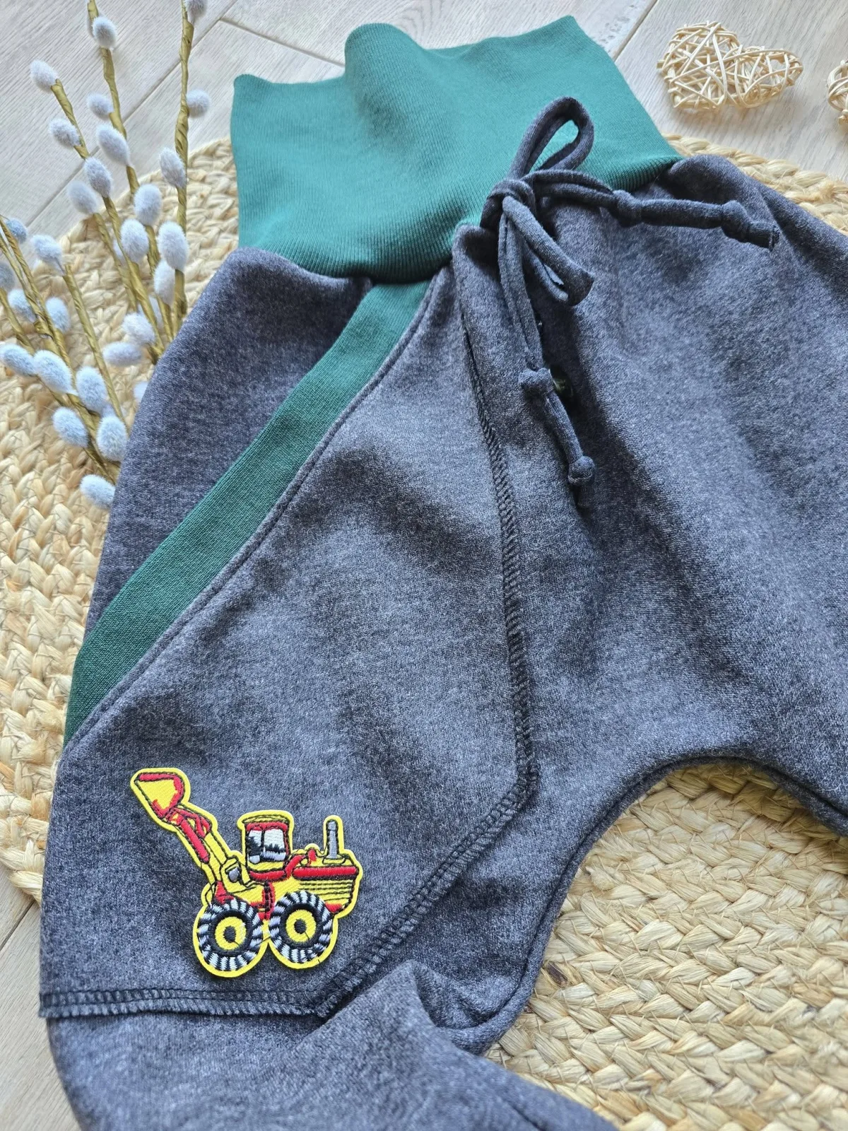 Pumphose Bagger Gr.98/104 – Organic Frühling Herbst Stoffhose – Bild 3
