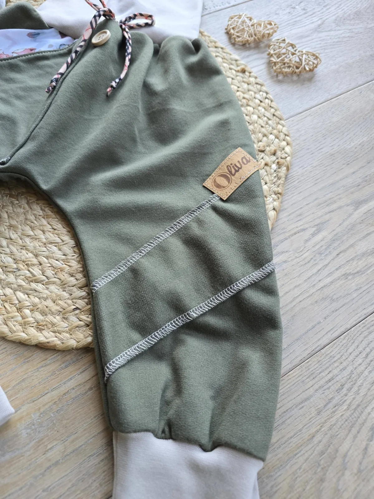 Organic Sweat Pumphose UnisexGr.98/104 Mitwachsend Fuchs – Bild 5
