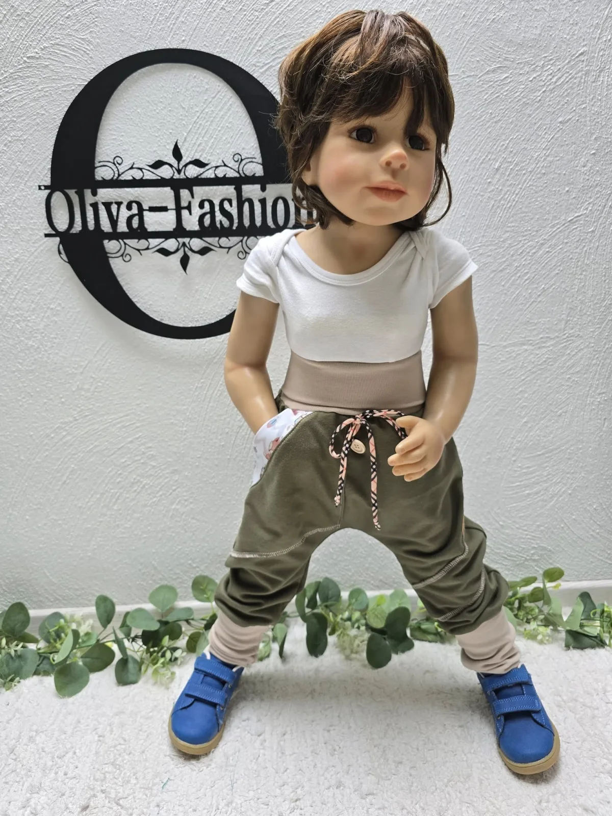 Organic Sweat Pumphose UnisexGr.98/104 Mitwachsend Fuchs – Bild 6