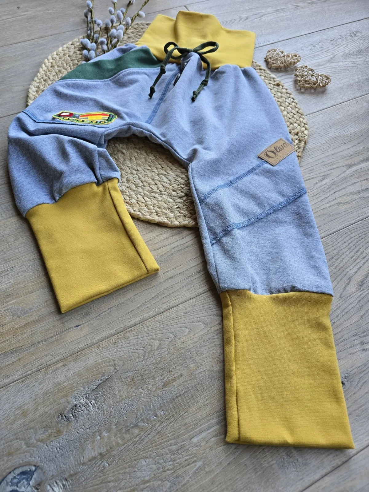 Organic Pumphose Jungen Sweat Gr.98/104 mit LKW – Bild 7