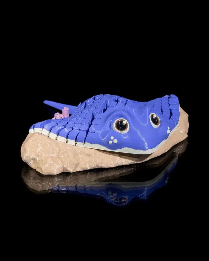 Mantarochen Figur beweglich – Flexi Rochen 3D-Druck, 16 cm – Bild 4