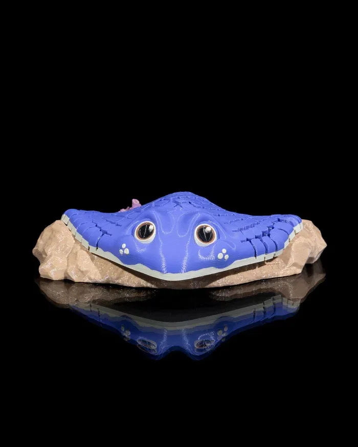 Mantarochen Figur beweglich – Flexi Rochen 3D-Druck, 16 cm – Bild 2