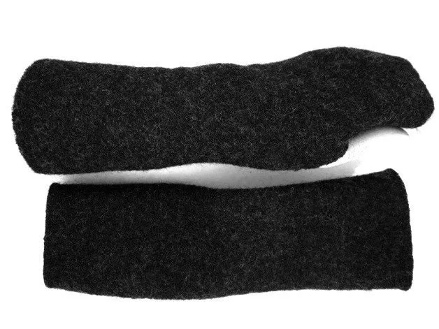 Wollwalk Handschuhe langlebig Armstulpen schwarz weiche, warm nachhaltig, tiroler Kochwolle, hochwertige Schurwolle, das beliebte Geschenk – Bild 16