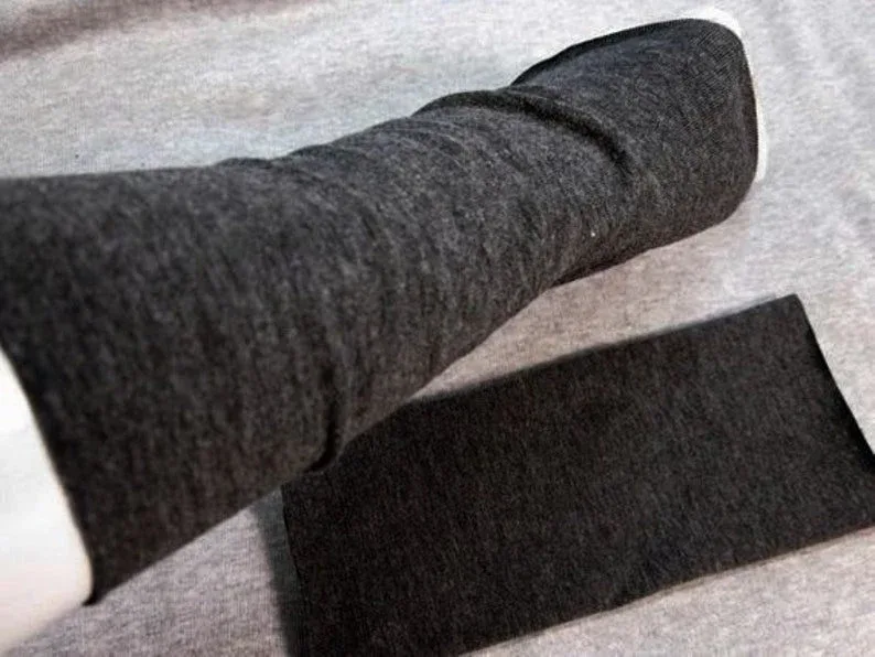 Graue Jogging Armstulpen, warme Handgelenke, Pulswärmer, weich, langlebig, Qualität Baumwolle Stulpen tailliert passfreudig dehnbar Geschenk – Bild 6
