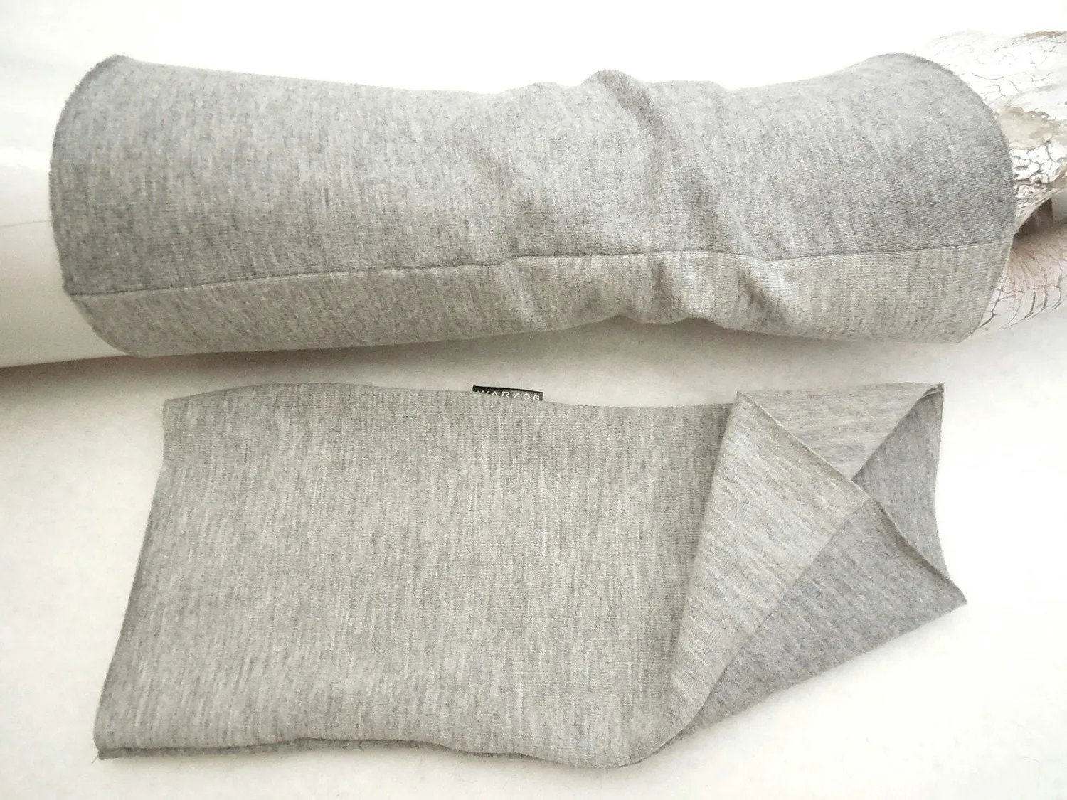 Schöne, weiche Pulswärmer grau ideal zu kurzärmligen Kleidern und Shirts oder zum drunterziehen, geht auch über einen dünnen Pullo, Geschenk – Bild 3