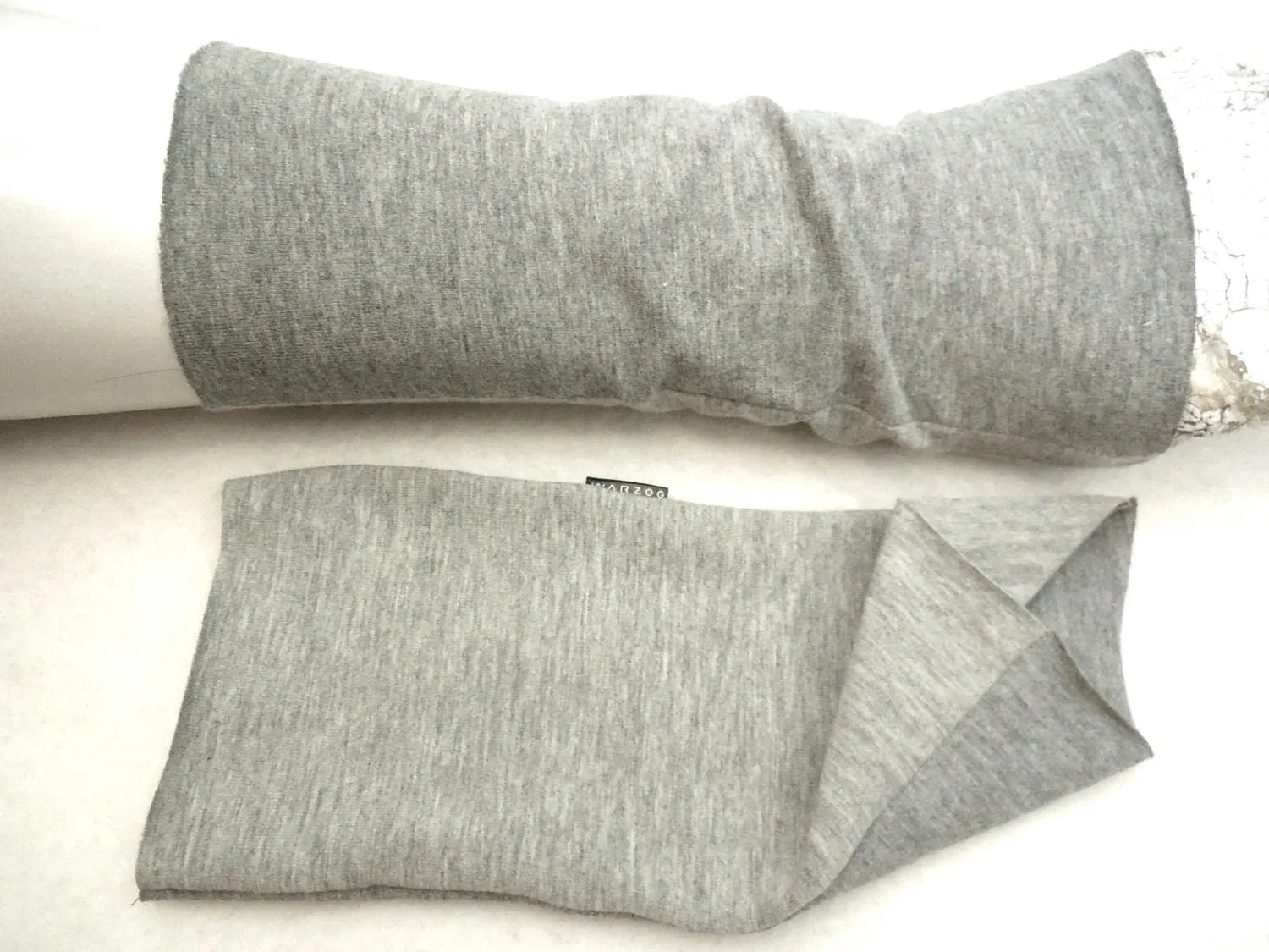 Schöne, weiche Pulswärmer grau ideal zu kurzärmligen Kleidern und Shirts oder zum drunterziehen, geht auch über einen dünnen Pullo, Geschenk – Bild 5